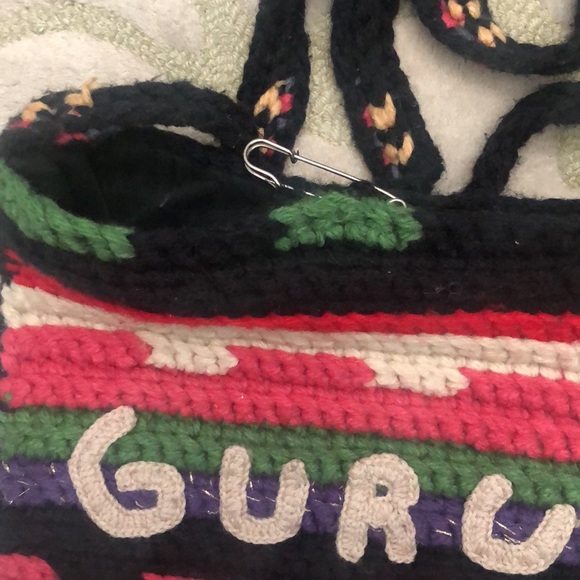 Boho style wool handbag - Picture 3 of 3